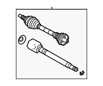LR132686 - Suspension: Cv Axle Assembly for Land Rover: Defender 110, Defender 130, Defender 90 Image
