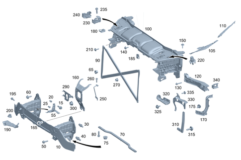 Front Stiffening and Radiator Support for 2022 Mercedes-Benz GLS450 #0