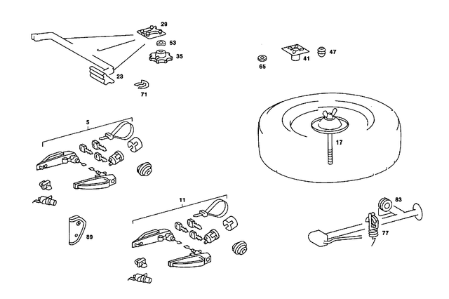 1168930203 - : Outfit (Lock, Key, Handle) for Mercedes-Benz Image