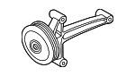 6K145172 - Cooling System: Idler Pulley for Volkswagen Image