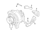 125150A010 - Electrical: Alternator Bolt for Toyota Image