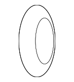 76809SXSA01 - Body: Filler Tube Grommet for Honda Image
