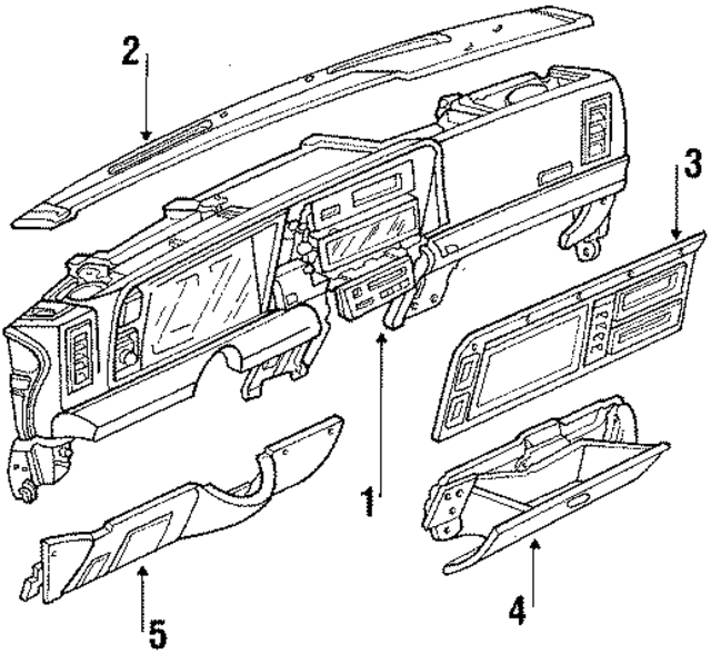 P557FS8 - Body: Instrument Panel for Mopar Image