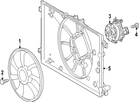 Cooling Fan for 2025 Toyota Prius #0