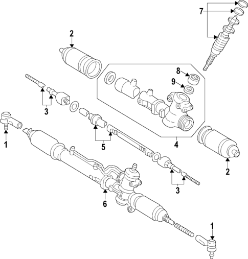 Steering Gear & Linkage for 1996 Toyota Avalon #1