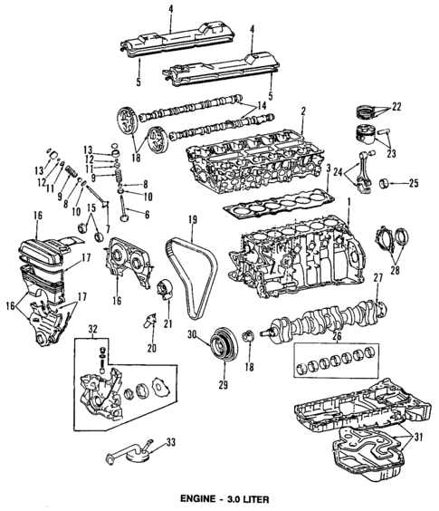Engine for 1995 Lexus SC300 #2