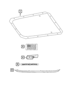 68527450AA - Exterior Ornamentation: Decal for Mopar Image image