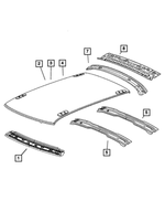 5065756AH - : Roof Panel for Dodge: Magnum Image