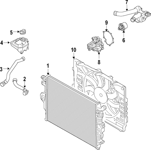 Water Pump for 2017 Porsche Cayenne #5