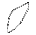 83110B1000RRY - Body: Weather-strip On Body for Hyundai Image