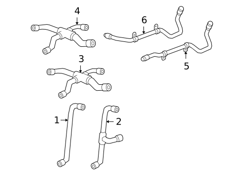 Hoses & Pipes for 2006 Porsche Cayman #1