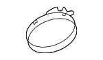 17315R1AA01 - Engine: Air Tube Clamp for Honda Image