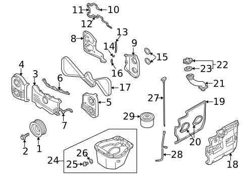 Valve Train Components for 2005 Saab 9-2X #0
