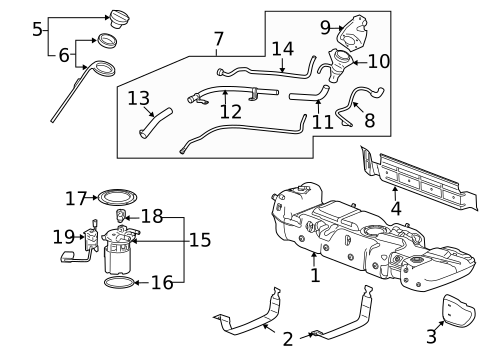 Hardware, Fasteners & Fittings for 2008 Chevrolet Tahoe #0