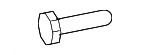 88969812 - Body: License Bracket Bolt for Pontiac: Vibe Image
