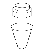 94853733 - Body: Upper Cover Retainer for Pontiac: Vibe Image