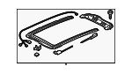 7P0877049C - Body: Sunroof Frame for Volkswagen Image