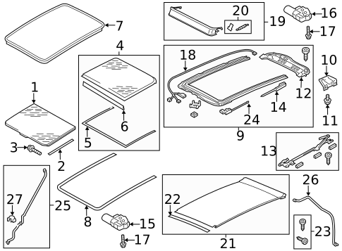 Sunroof for 2012 Volkswagen Touareg #0