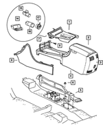 SG311DVAE - Instrument Panel and Radios and Consoles: Console Shifter Bezel for Mopar Image