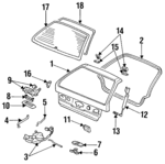 74800SM5A01 - Body: Lock for Honda: Accord Image