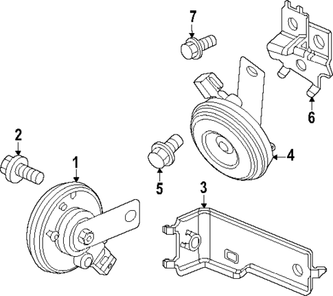Horn for 2025 Honda Civic #0