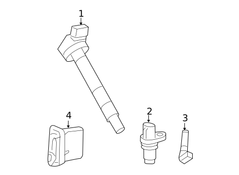 Ignition System for 2013 Toyota Sequoia #0
