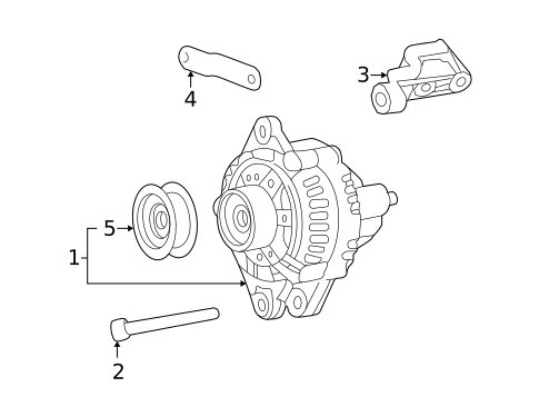 Alternator for 2004 Hyundai XG350 #1