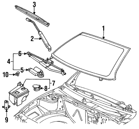 Front Wipers for 1994 Saturn SW2 #0