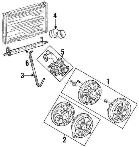 Cooling Fan for 1998 Ford Taurus #0