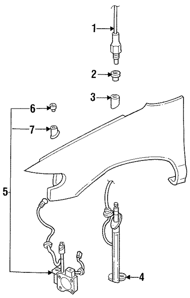 F3XY18936B - Electrical: Antenna Mast Base for Ford Image