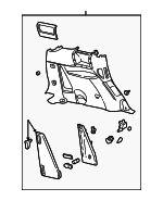 15845363 - Body: Lower Quarter Trim for GM Image