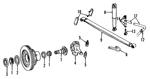 53009842 - Suspension: Knuckle for Mopar Image