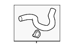 16572F0270 - Cooling System: Upper Hose for Lexus Image