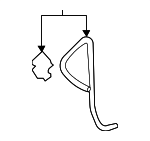16283F0200 - Cooling System: Overflow Hose for Lexus Image