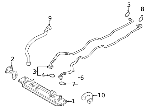 Trans Oil Cooler for 2017 BMW X5 #0