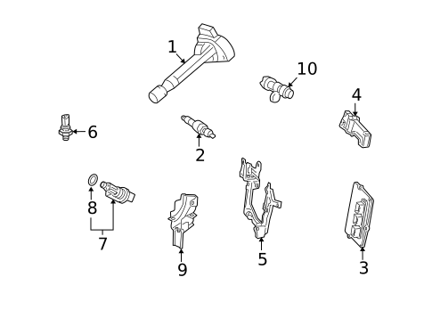 Ignition System for 2012 Acura TL #0
