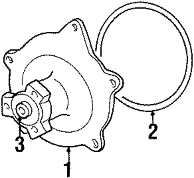 4694474AB - Cooling System: Water Pump Seal for Mopar Image