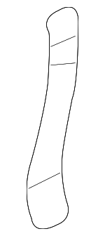 72129S3Y000 - Body: Protector Bracket for Honda: Insight Image