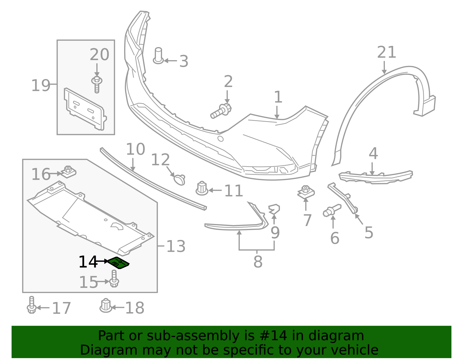TK48-56-079 - Radiator Support Splash Shield Cap 2016-2023 Mazda