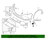 S51S-51-833 | 2006-2025 Mazda Air Guide Rivet | Palladino Mazda Parts