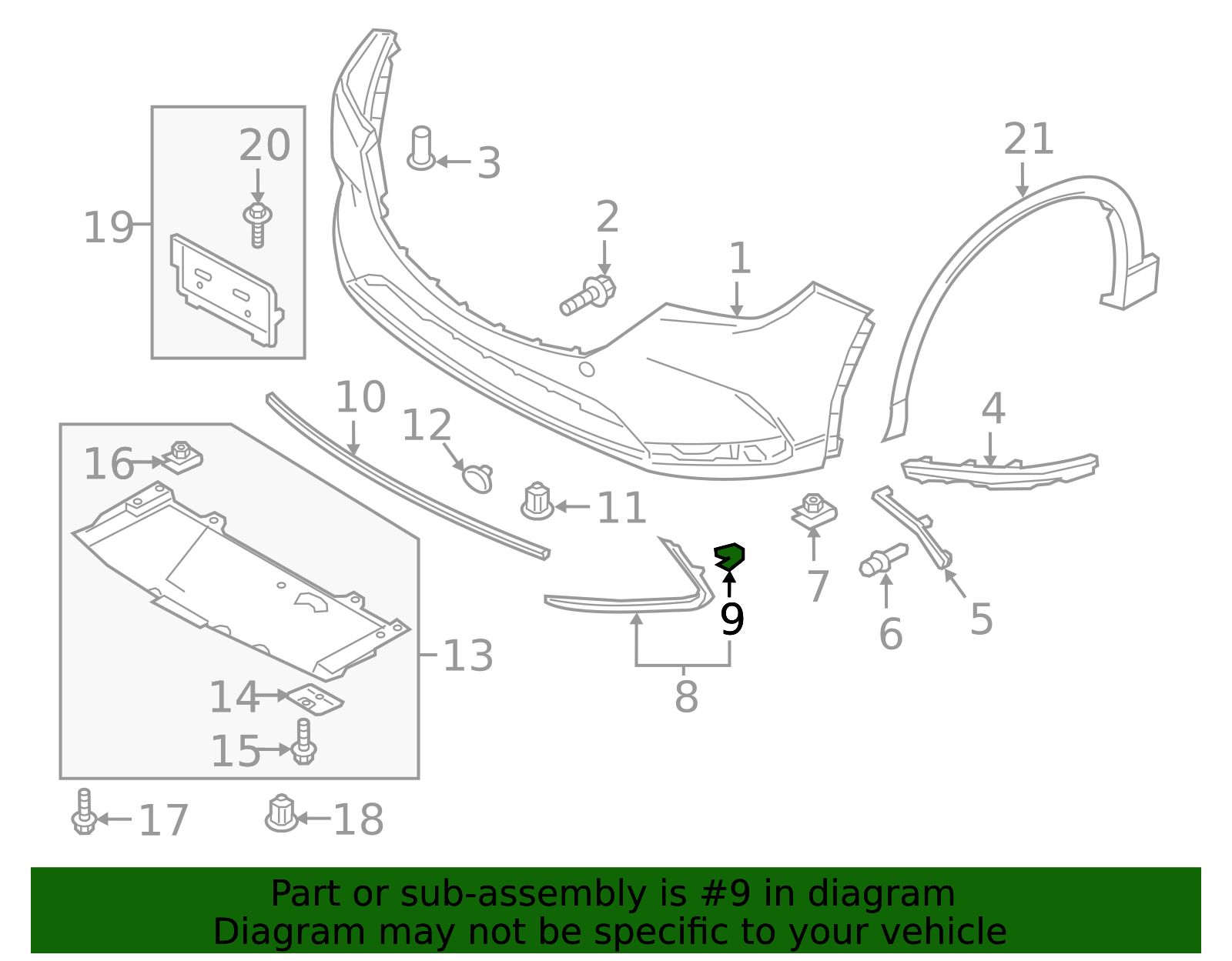 2009-2025 Mazda Trim Molding Spring F189-51-356A | TascaParts.com