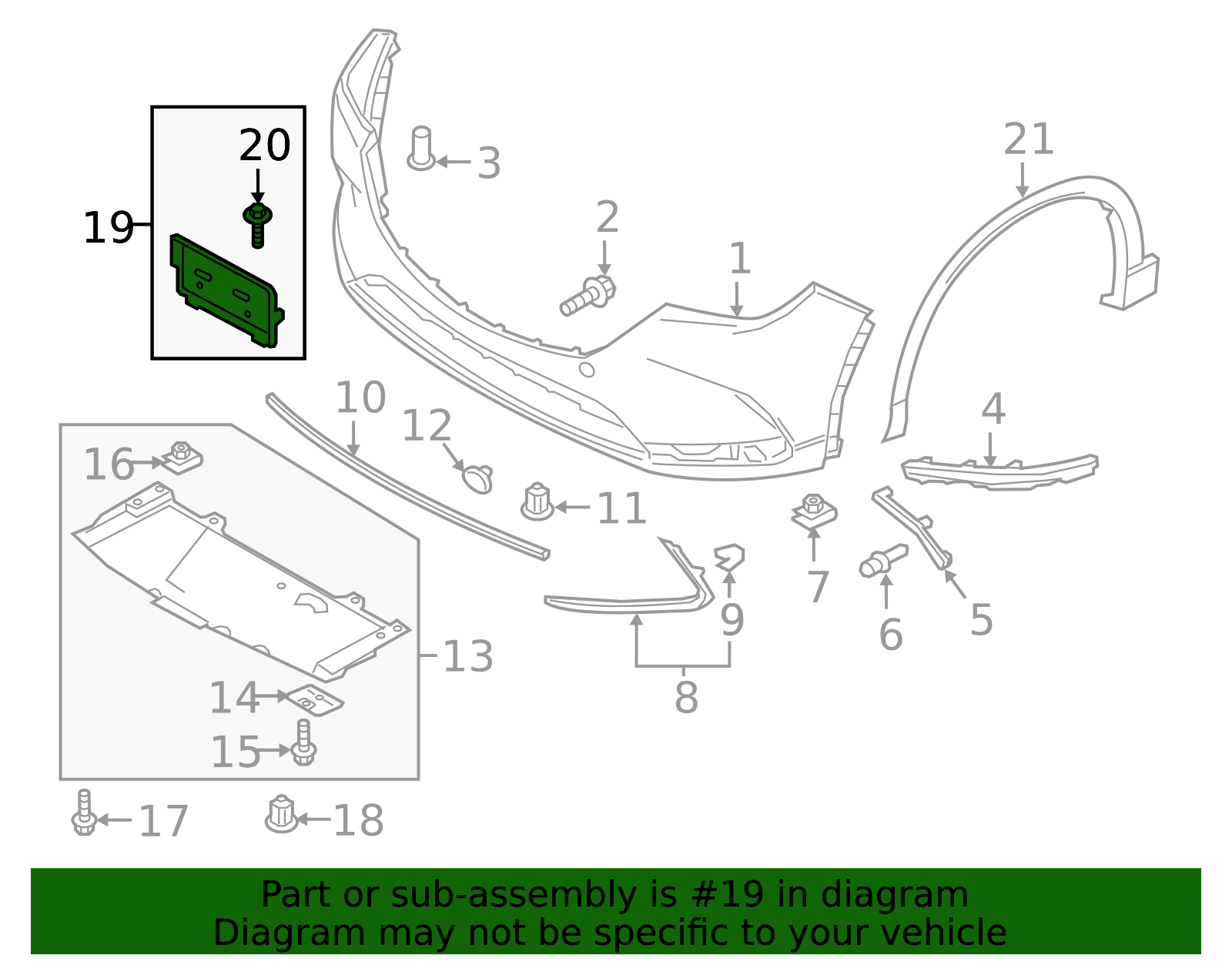 TK48-50-170 - License Plate Bracket - 2016-2023 Mazda CX-9 | Mazda
