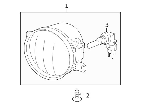 Fog Lamps for 2011 Toyota Corolla #0