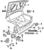 25614074 - Body: Lid for Oldsmobile: 98 Image