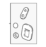 31656695 - Electrical: Tail Lamp Seal Kit for Volvo: XC60 Image