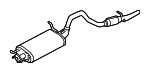 1430065D31 - Exhaust: Exhaust Muffler for Suzuki Image