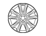 4261A53420 - Suspension: Wheel, Alloy for Lexus: IS250, IS350 Image