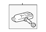 4260730060 - Electrical: Tire Pressure Monitoring System (TPMS) Sensor for Lexus: ES300h, ES350, GS F, GS Turbo, GS200t, GS300, GS350, GS450h, GX460, IS200t, IS250, IS300, IS350, LS460, LS600h, NX200t, NX300, NX300h, RC F, RC Turbo, RC200t, RC300, RC350 Image