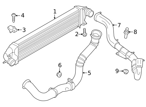 Intercooler for 2016 Ford Escape #0