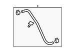 19259475 - Steering: Reservoir Hose for Buick: Enclave | GMC: Acadia | Saturn: Outlook Image